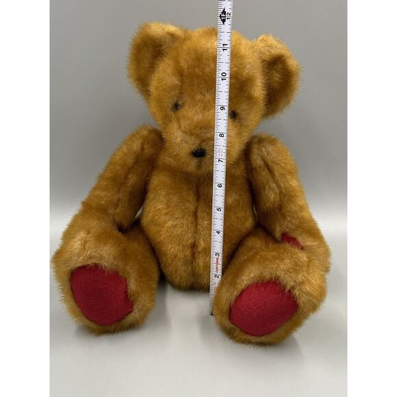 Dan Dee Teddy Bear Brown Mohair Style 12" Plush Collectors Choice Stuffed Animal - Picture 4 of 8